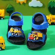 儿童凉鞋男童2024夏季防滑防水软底塑料2一3岁鞋子小男孩男款