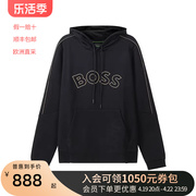 雨果博斯HUGO BOSS 男士棉质连帽长袖卫衣男装运动衫 50477131