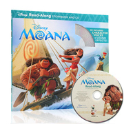 中商原版海洋奇缘英文原版moanaread-along(书，+cd)迪士尼独立阅读系列，阅读学习英语辅助图画书附cd
