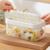 冰块模具食品级按压冰格家用自制冰块储存盒，制冰盒带盖冻冰块神器