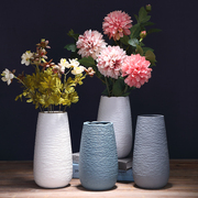 创意简约现代干花花瓶，北欧陶瓷水培花器家居电视柜台面装饰品摆件