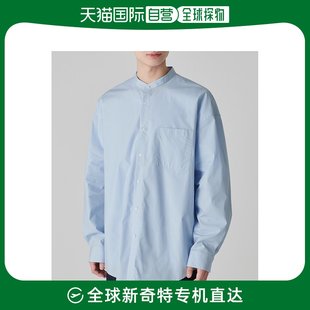 韩国直邮musinsa standard 通用 衬衫立领天蓝色