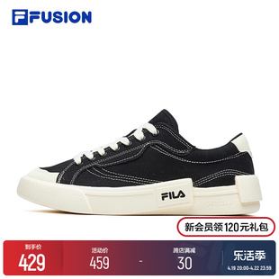 filafusion斐乐pop潮牌帆布鞋，女鞋运动鞋休闲板鞋男鞋黑色