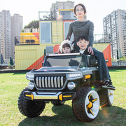儿童电动汽车四轮可坐人亲子玩具，车3岁以上男孩宝宝可遥控双人车