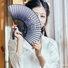 杭州古风女式随身便携夏天古典小扇旗袍扇子折扇中国风折叠扇舞蹈