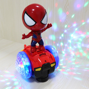 蜘蛛机器人小孩儿童电动玩具，车网红声光男孩宝宝，特技万向汽车旋转