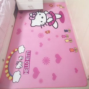 Hello Kitty地毯可爱凯蒂猫地垫少女心床边公主儿童宝宝爬行垫