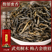 2023新茶梅占金骏眉红茶茶叶特级单芽花果香正宗桐木关金骏眉罐装