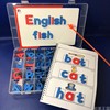 26个英文字母磁力贴小学，儿童单词大小写自然，拼读英语教具phonics