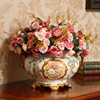 欧式装饰品陶瓷花盆复古花瓶，餐桌摆件客厅插花花艺摆设创意工艺品