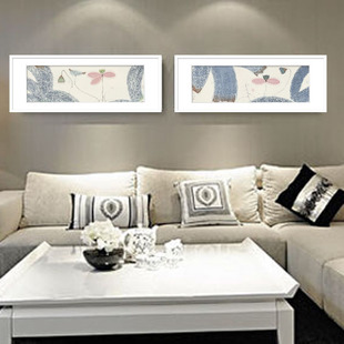 先锋艺术 家居家装饰品现代客厅沙发餐厅装饰画壁画有框画挂画G34
