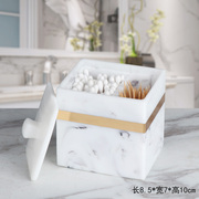 贝壳棉签盒欧式韩式创意时尚，便携式棉签盒树脂可爱棉签筒罐棉签