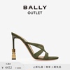 BALLY/巴利女士绿色露趾高跟凉鞋6304288