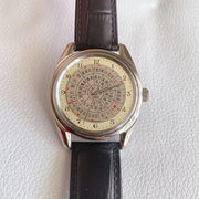 库存世界时间手表机械上弦发条机械表国产腕表防水中老年手表