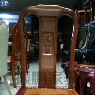 菠萝格实木餐椅酒店家庭靠背实木椅古典中式凳子家具
