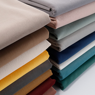 天鹅绒面料沙发布料飘窗垫坐垫沙发套罩软硬包纯色(包纯色)绒布布料自己做