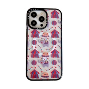 caseti马戏团小象企鹅苹果15pro磁吸透明iphone14promax手机壳13网红可爱12高级11亚克力保护套