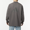 Adidas阿迪达斯长袖T恤男女春季运动服宽松透气套头衫IX1972