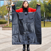 大号黑色塑料袋加厚背心袋服装打包搬家袋一次性手提式方便袋商用