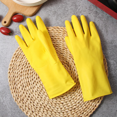 橡胶韩国手套家务手套橡胶洗碗洗家用锅防水厨房防滑清洁衣刷耐用