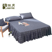 床裙式单件床罩1.8米床套芦荟棉双人床单，席梦思床垫保护套