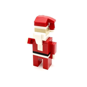 国产塑料积木 兼容乐高小颗粒moc 迷你圣诞老人麋鹿模型拼插玩具