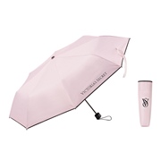 维多利亚的秘密vs维密遮阳伞，两用雨伞粉色折叠伞防晒