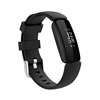 适用Fitbit inspire2智能手表胶表带inspire2代专用手环腕带配件