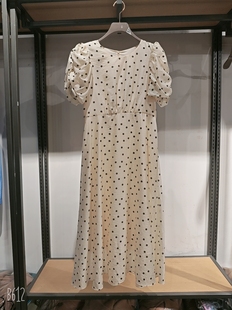 丽系列&春夏福利，圆领波点短袖连衣裙，(不退换)x225578l