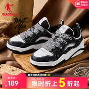 中国乔丹板鞋男2024春季鞋子黑白熊猫面包鞋情侣休闲运动鞋男