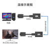 VGA转RJ45转接头网线传输信号器网线15针公母延长转换器