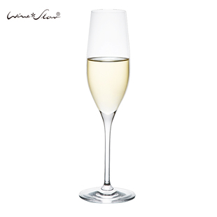 winesar 酒星奥地利进口无铅水晶香槟杯 高脚杯 结婚送礼对杯套装