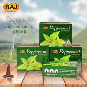 RAJ印度香 薄荷Peppermint 印度进口手工香薰熏香塔香锥香160