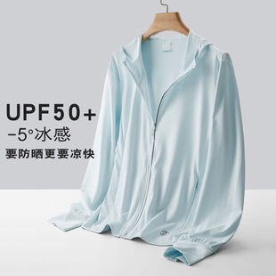 upf50+冰丝凉皮防晒衣女，2024夏季防紫外线透气防晒服男薄外套