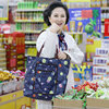 大容量折叠购物袋超市买菜环保布袋子(布袋子)妈妈，旅行手提防水帆布包女