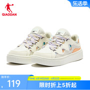 中国乔丹板鞋女2024夏季低帮鞋子，轻便网面透气休闲运动鞋女鞋