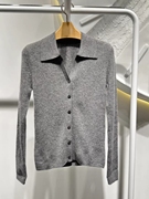 商场同款2023冬季简约岩石灰羊绒衫长袖针织衫5EA131001