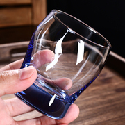 水晶透明玻璃水杯高颜值家用耐热酒杯餐厅商用杯子啤酒杯套装