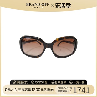 中古chanel香奈儿b级9新ribbonmotifsunglasses太阳镜