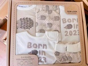 出口男女婴儿衣服礼盒六件套，新生儿中性满月礼物母婴用品高档纯棉