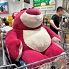 1.6米超大草莓熊公仔(熊公仔)巨大型抱抱熊玩偶，开市客毛绒玩具生日礼物女