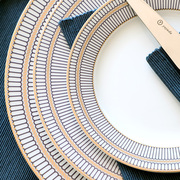 西餐盘套装欧式餐具圆形牛排盘子叉面包碟陶瓷碟平盘意面盘金边