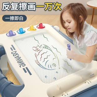 儿童画板家用磁性写字绘画画涂鸦板彩色可擦小孩婴儿玩具宝宝早教