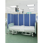 折屏诊所医院用推拉布艺围挡遮挡折叠帘子护理瓶风可移动隔断屏风