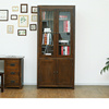 简美丽家美式实木书柜自由组合松木书柜子书架书橱带门储物柜家具