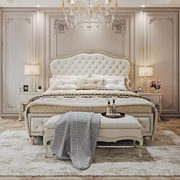 法式轻奢现代简约实木欧式双人，宫廷1.8米主卧床法式公主床软床