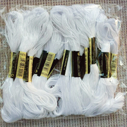 线号b5200一包10支十字绣线生态，棉线涤棉手工缝纫刺绣线1支8米6股