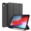 适用于苹果iPad pro11寸2020年2021年平板保护套带笔槽 简约智能休眠iPad case防摔皮套全包防摔 三折保护壳