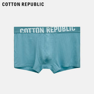 cottonrepublic棉花共和国，男士莫代尔平角内裤，性感铁桶一条装