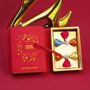 好时巧克力喜糖成品68粒西式c位婚礼，糖盒含糖情人节三八节礼物